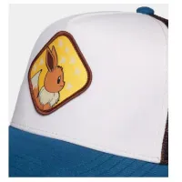 Pokémon coloured cap Eevee applique