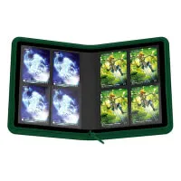 Ultimate Guard 4-Pocket ZipFolio XenoSkin Green Card Album