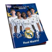 Football Stickers and Album Topps Real Madrid 2025/2026
