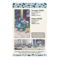 Pokemon Lumiose City Mini Tin Feraligatr Card