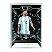 25 26 NOIR Road to World Cup Soccer Card Messi