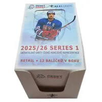 czech hockey retail box from real cards 25-26 cards