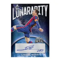 Cards 22 Leaf Metal Soccer Pre Production Proof Messi