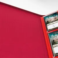 Gamegenic Zip-Up 4-Pocket Red Card Album