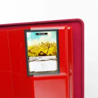 Gamegenic Zip-Up 4-Pocket Red Card Album