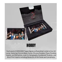 Cards 25 26 Topps Signature Class Basketball Hobby Box Contents