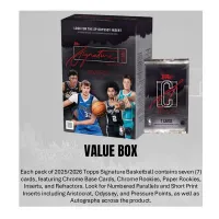 NBA Cards 25 26 Topps Signature Class Basketball Blaster Box Contents