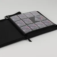 Card Album Raw2Rare 12-Pocket ZipBinder 480 Black