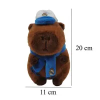 Real Madrid Capybara Plush Toy - 20 cm