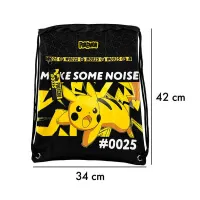 Pokémon Sports Bag/Gym Bag - Pikachu #0025