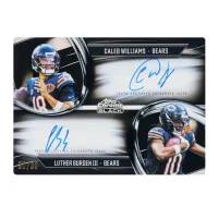 2025 Topps Chrome Black NFL Cards: Football Burden, Williams