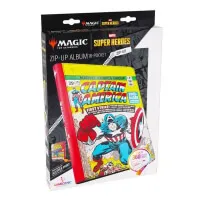 MTG Marvel Super Heroes Zip-Up 18-Pocket Card Album: Captain America, Black Panther