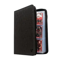 UltraPro 9-Pocket Zippered Premium PRO-Binder - Black