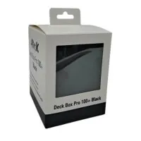 Leatherette Deck Box Pro 100+ Black Card Box
