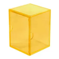 Ultra Pro 2-Piece Yellow Plastic Box for 100 Cards