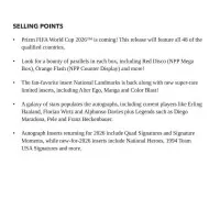 2026 Prizm FIFA World Cup Soccer Mega Box Contents