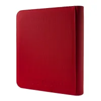 TCG Guru 4-Pocket Zip Binder (Xenon Red) for Toploaders