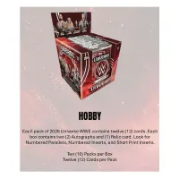 2026 Topps WWE Universe Wrestling Hobby Box Contents