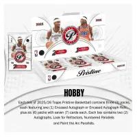 Topps Pristine Basketball Hobby Box (2025–2026 NBA) Contents