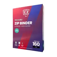 TCG Guru Zip Binder 4-Pocket Xenon Turquoise Card Album