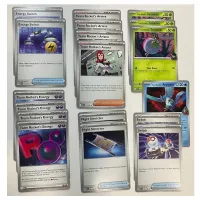 Cards from the Pokémon Team Rocket Mewtwo ex League Battle Deck
