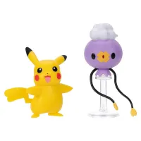 Pokémon Action Figures: Pikachu and Drifloon - 5 cm