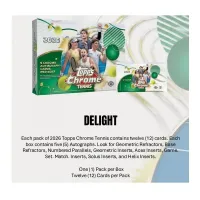 2026 Topps Chrome Tennis Delight Box Contents