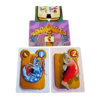 "Cukidži Fish Market," a family card battle game for 2 players