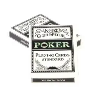 Set of 2 packs of No92 plastic poker cards