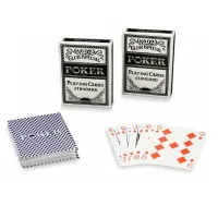 Set of 2 packs of No92 plastic poker cards