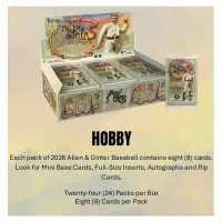 2026 Topps Allen and Ginter Baseball Hobby Box Contents