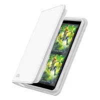 Ultimate Guard Zipfolio 160 8-Pocket Xenoskin Card Album - White