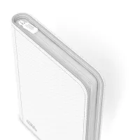 Ultimate Guard Zipfolio 160 8-Pocket Xenoskin Card Album - White